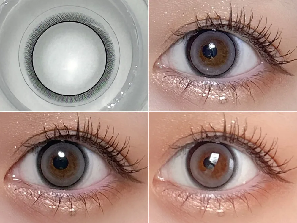 ReVIA 1day COLOR(レヴィア ワンデー カラー)：スティルレイ着用