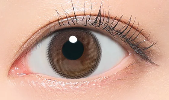 フルフル ワンデー カレンブラウン着用画像