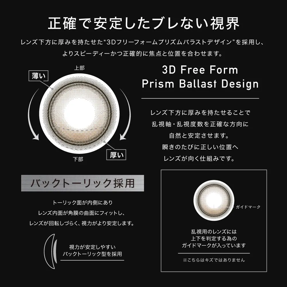 正確で安定したブレない視界