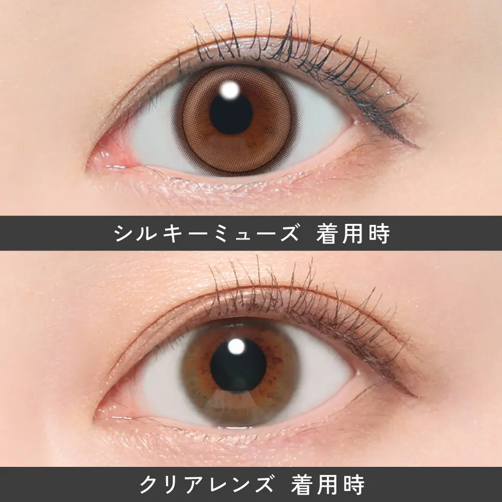裸眼比較