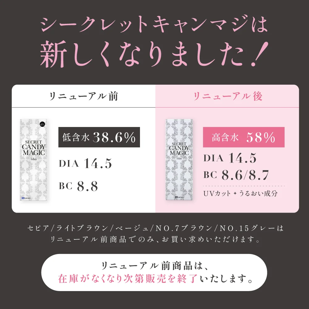 シークレットキャンマジは新しくなりました