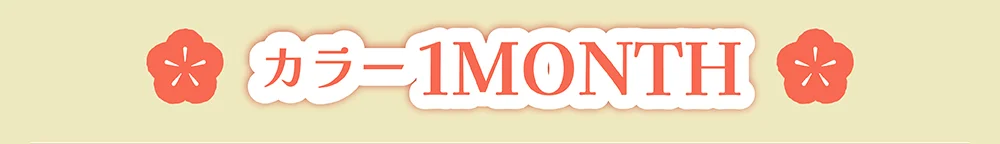 カラー1MONTH