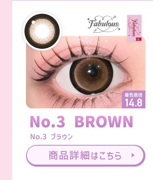 Fabulous No.3 ブラウン