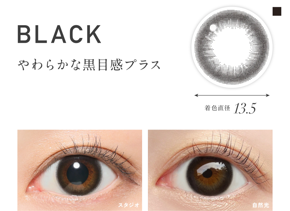ブラック 着色直径13.5