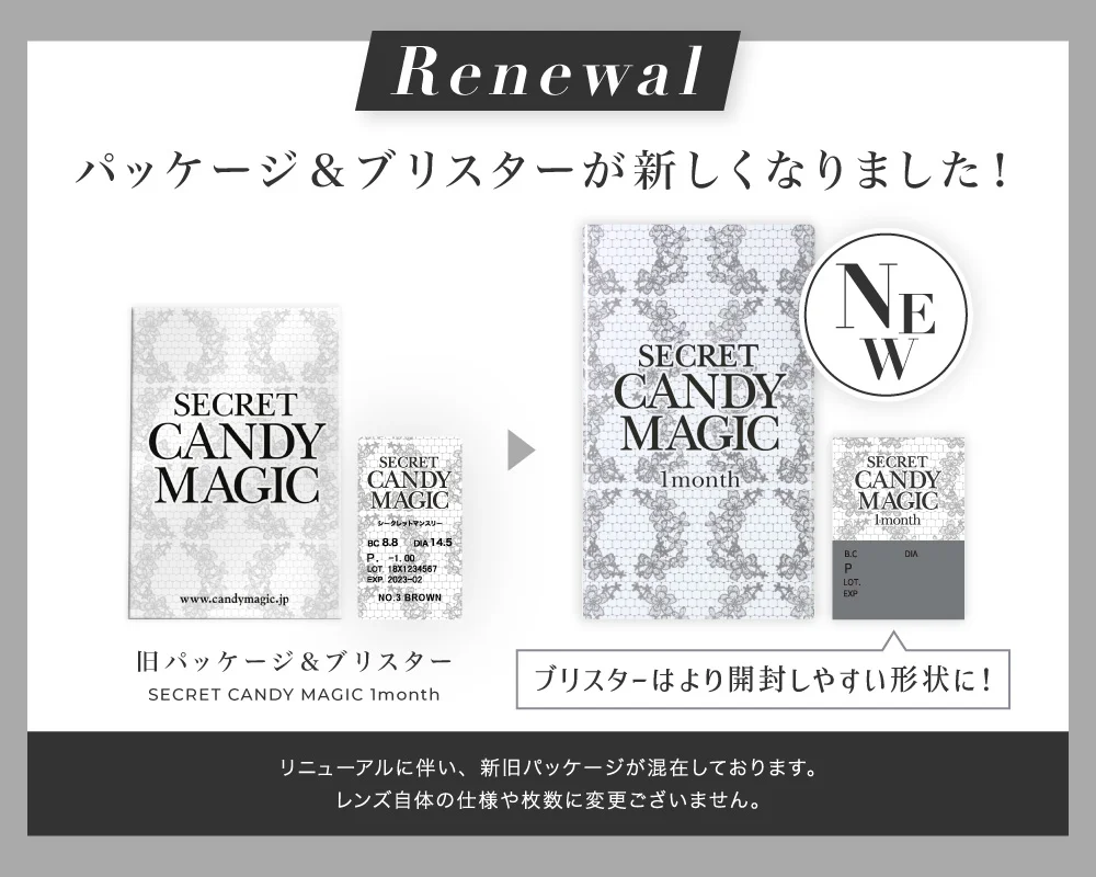 パッケージ&ブリスターが新しくなりました