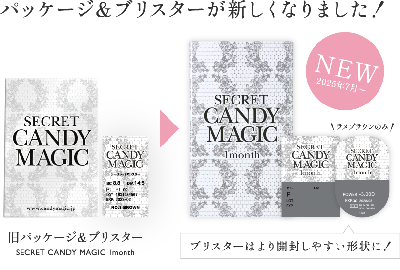 パッケージ&ブリスターが新しくなりました!