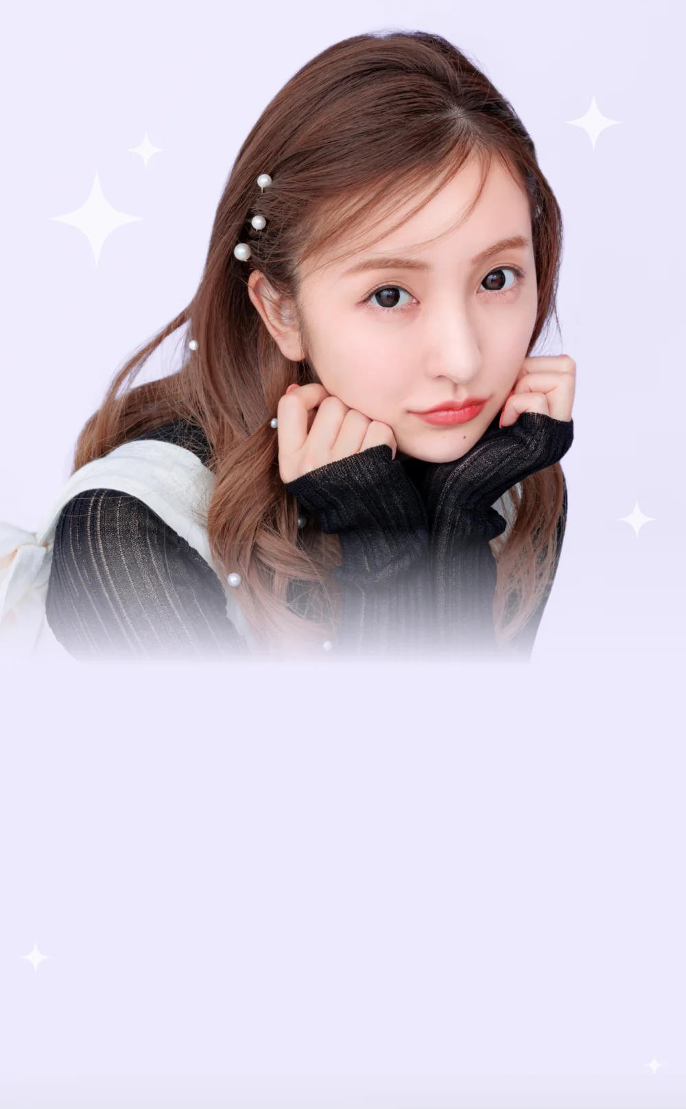 モデル板野友美さん NO.5ブラック着用