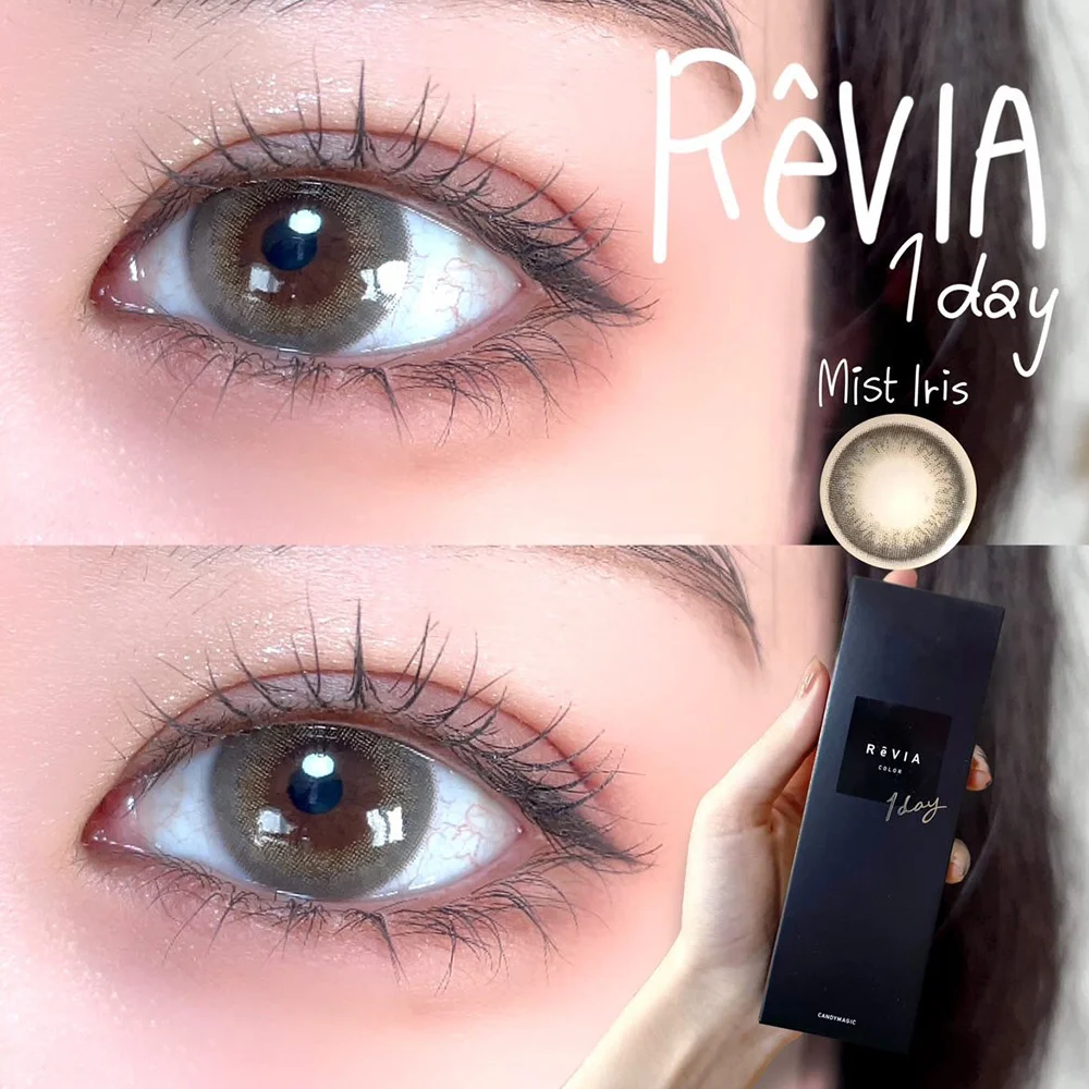 ReVIA 1day グレー系カラコンTOP3レポ| candy magic