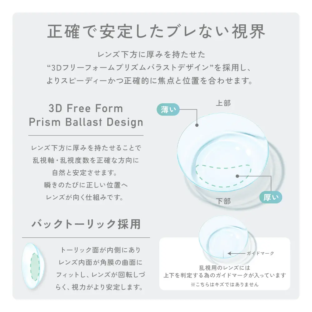 定期便】乱視用 ReVIA CLEAR TORIC 1day レヴィア クリア トーリック 4