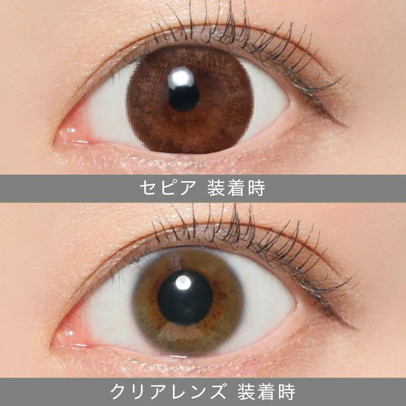 カラコン】secret candymagic 1month 《セピア》 度あり 《片目分(1枚