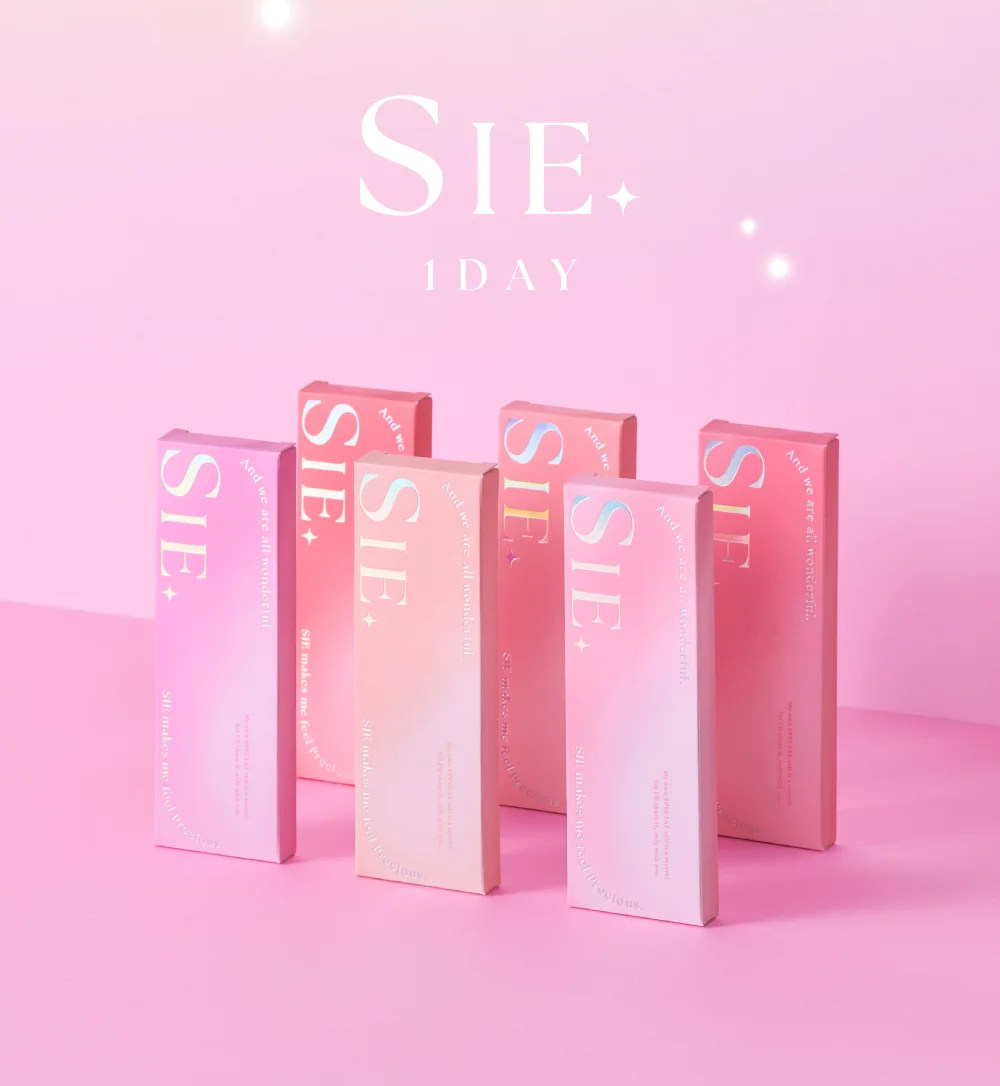 カラコン】【もれなく2箱無料】SIE. 1day UVカット フチあり 6箱セット