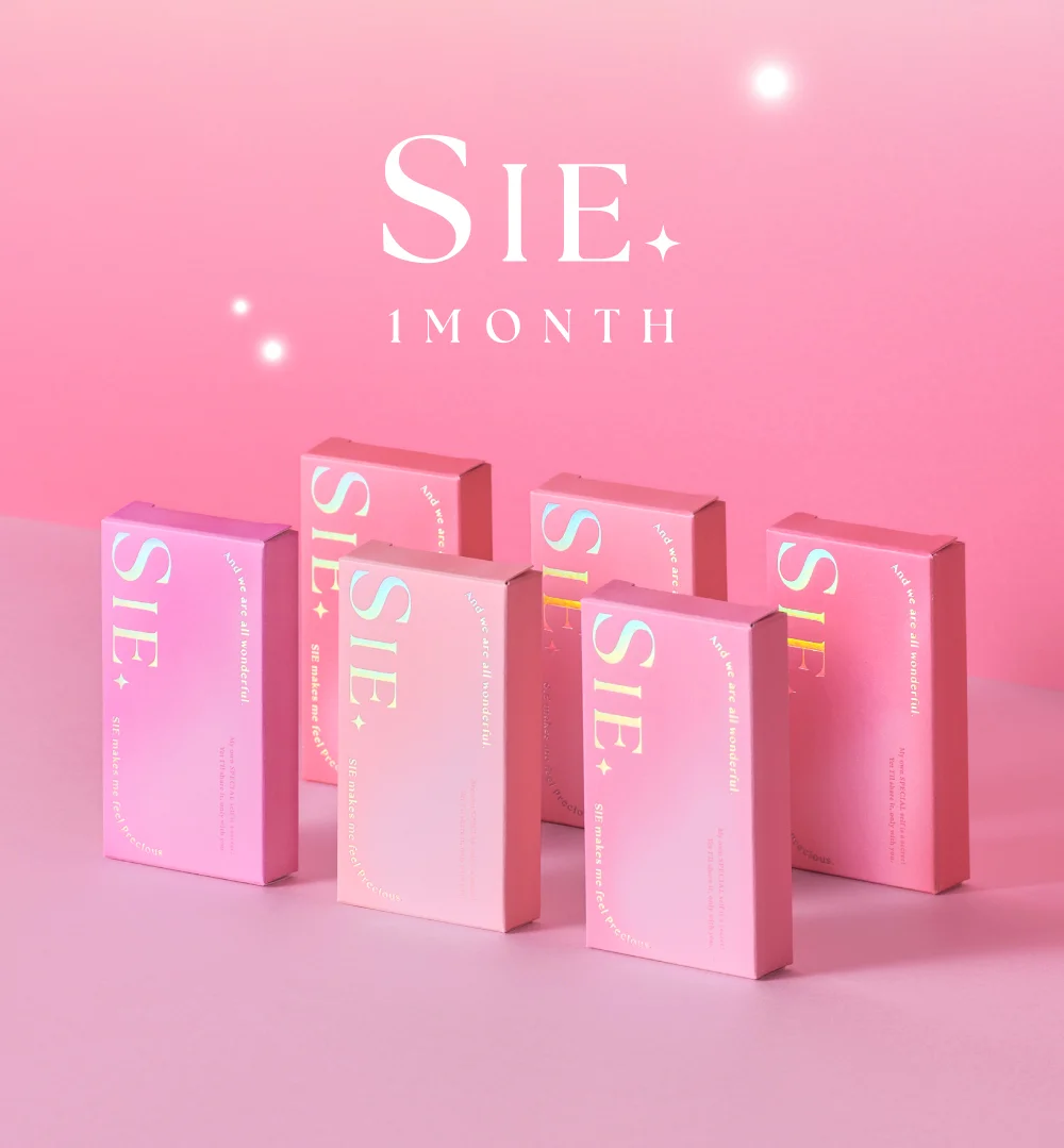 カラコン】SIE. 1month《ティーフロート》 度あり 度なし 《両目分(2枚